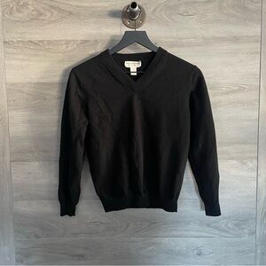 Pronto Uomo V Neck Merino Wool Sweater